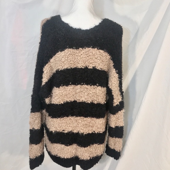 COPY - Free People Marshmallow Striped Fuzzy Cardigan - Picture 6 of 8